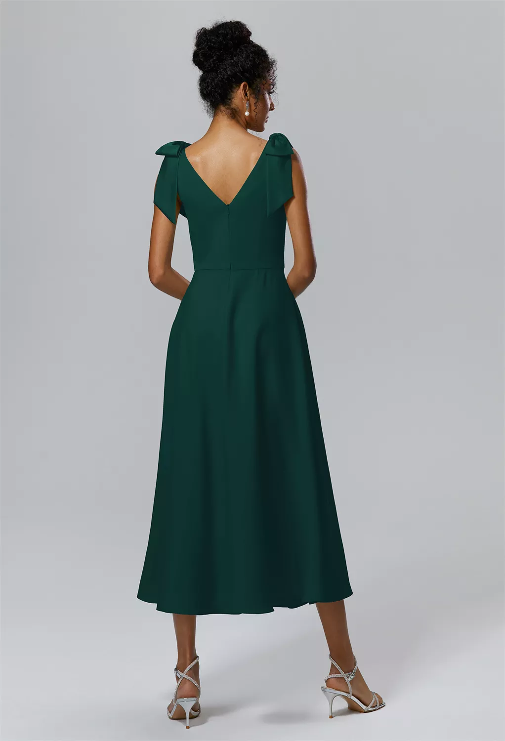 AW Verna Hunter Green  Spring Wedding Guest Dresses